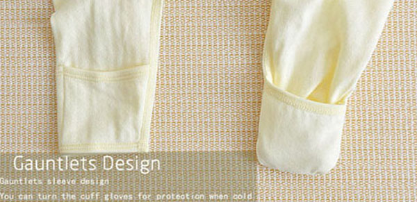 Baby boneless sewing tops gauntlets design 