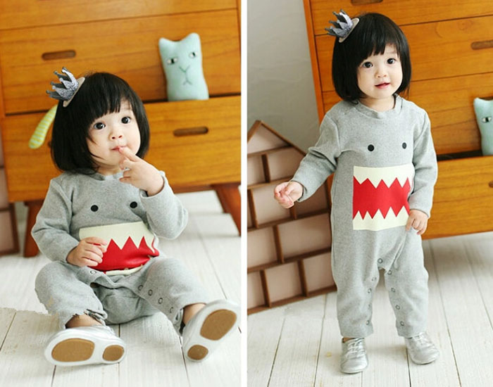 Baby girls outwear grey