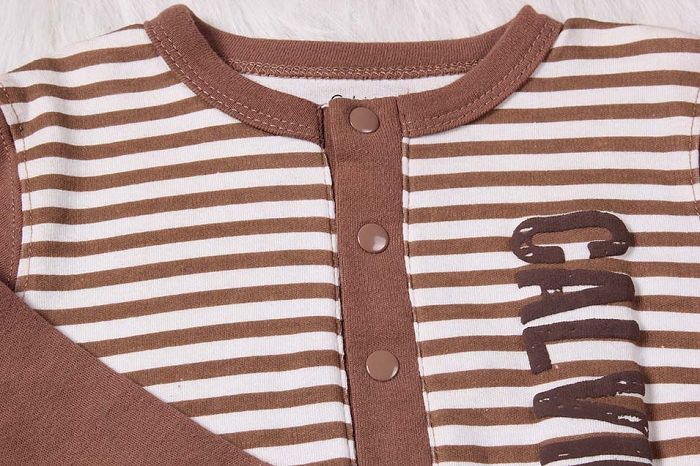 Baby boy stripe romper