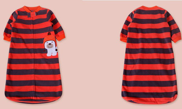 Baby sleeping bags red and black