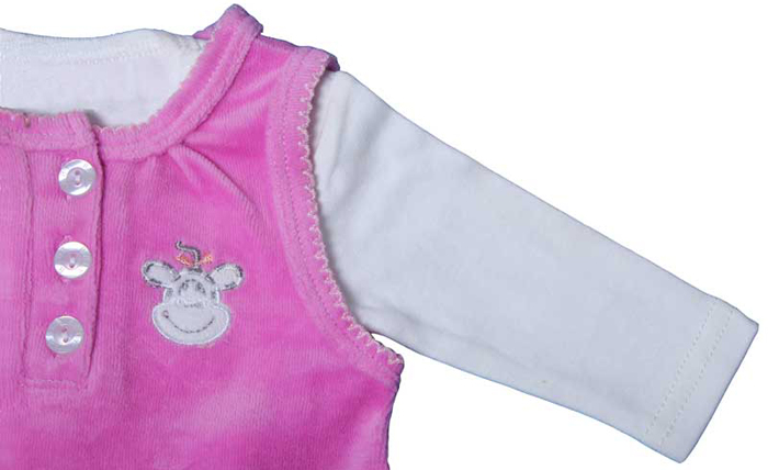 baby girl wholesale clothing set cuff embroidery