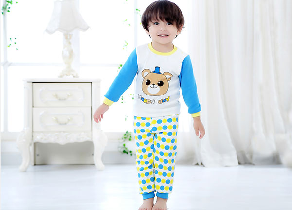 Baby new cute bear pajamas