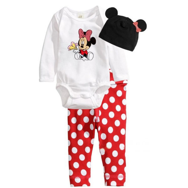 baby red mickey mouse romper 
