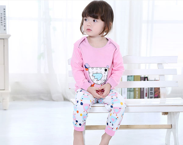 Baby two piece cute pajamas