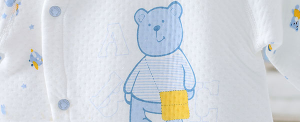 romper with cute bear printed