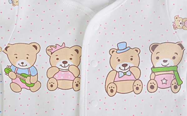 cartoon bear cute toddler pajama