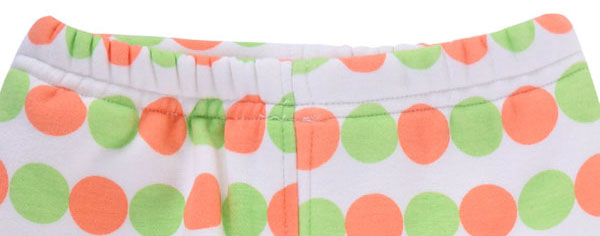 Waist elastic cord design of baby pajamas