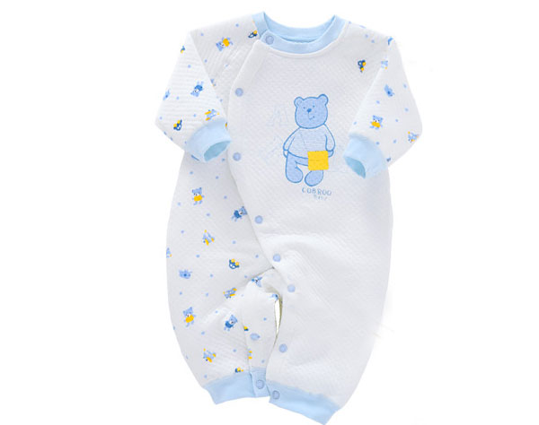 winter lovely cotton baby romper