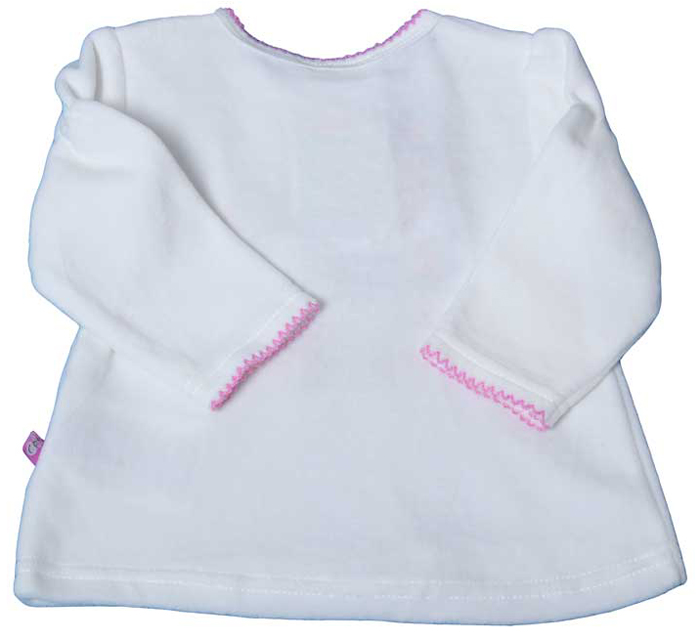 new baby girl t shirt back