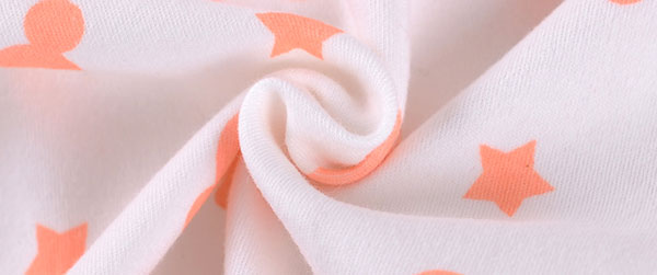 Soft cotton material for baby girl pajamas