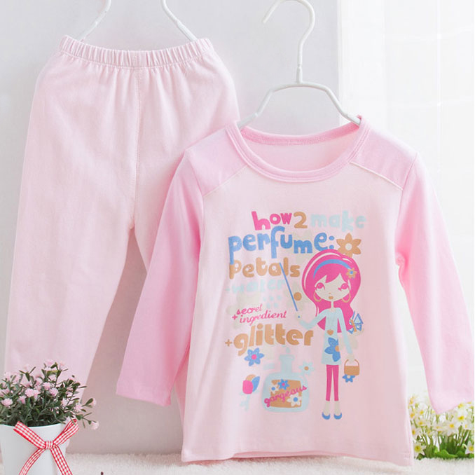 cotton cute baby girl set